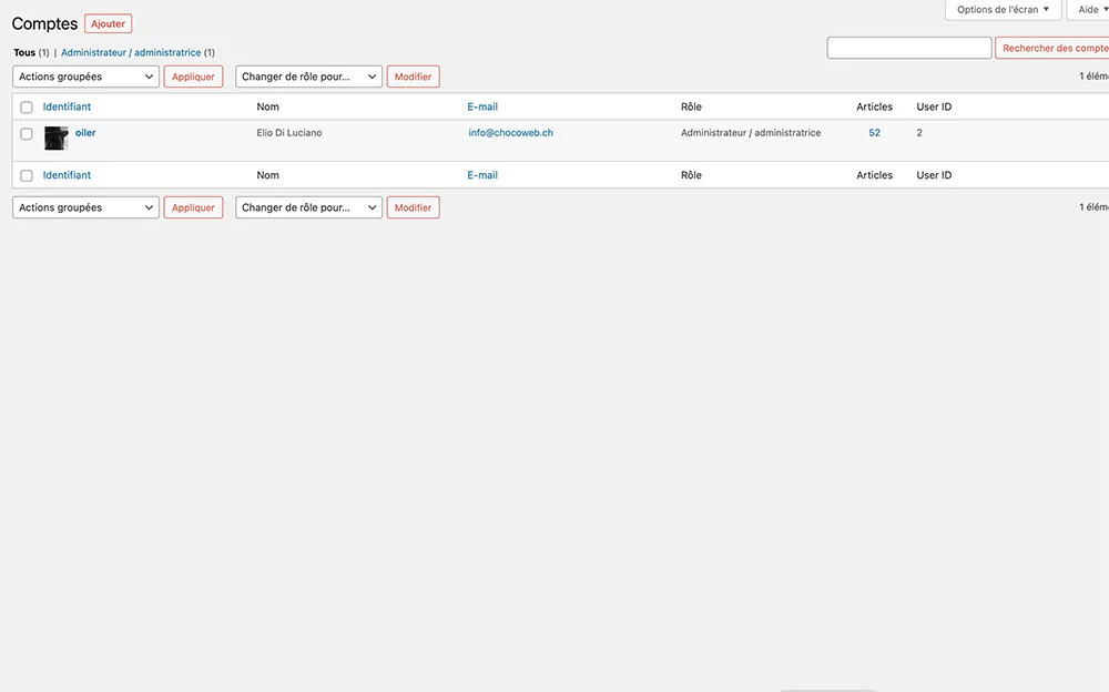 Attribuer les rôles et les permissions