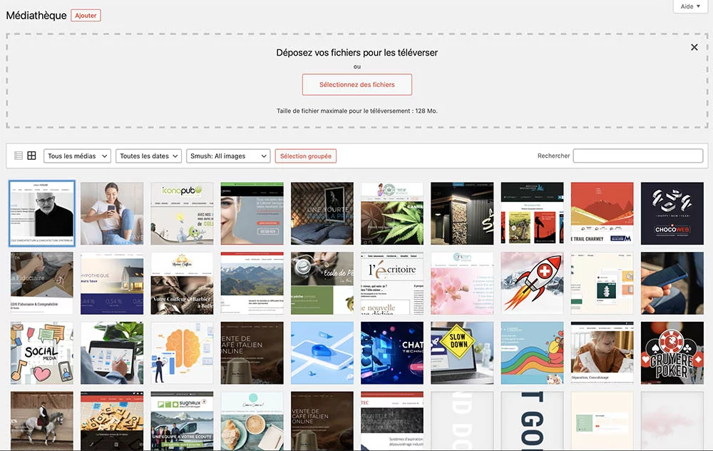 Utilisation de la médiathèque