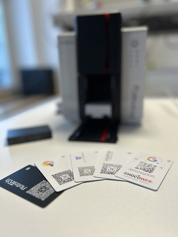 imprimante cartes nfc Création site web en Suisse romande | Agence CHOCOWEB